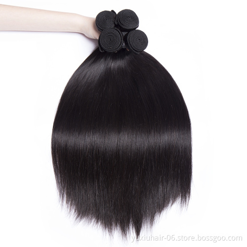 Wholesale Peruvian Straight Cuticle Aligned Hair Bundles Remy Human Hair Weave Silky Virgin Human Hair Extension